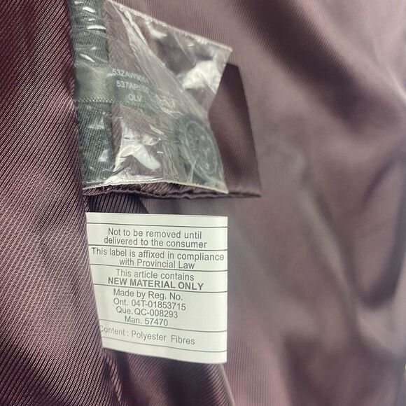 Cole Haan Barn Coat Utility Jacket Mens Large Brown Quilted Corduroy Plaid - Picture 9 of 10